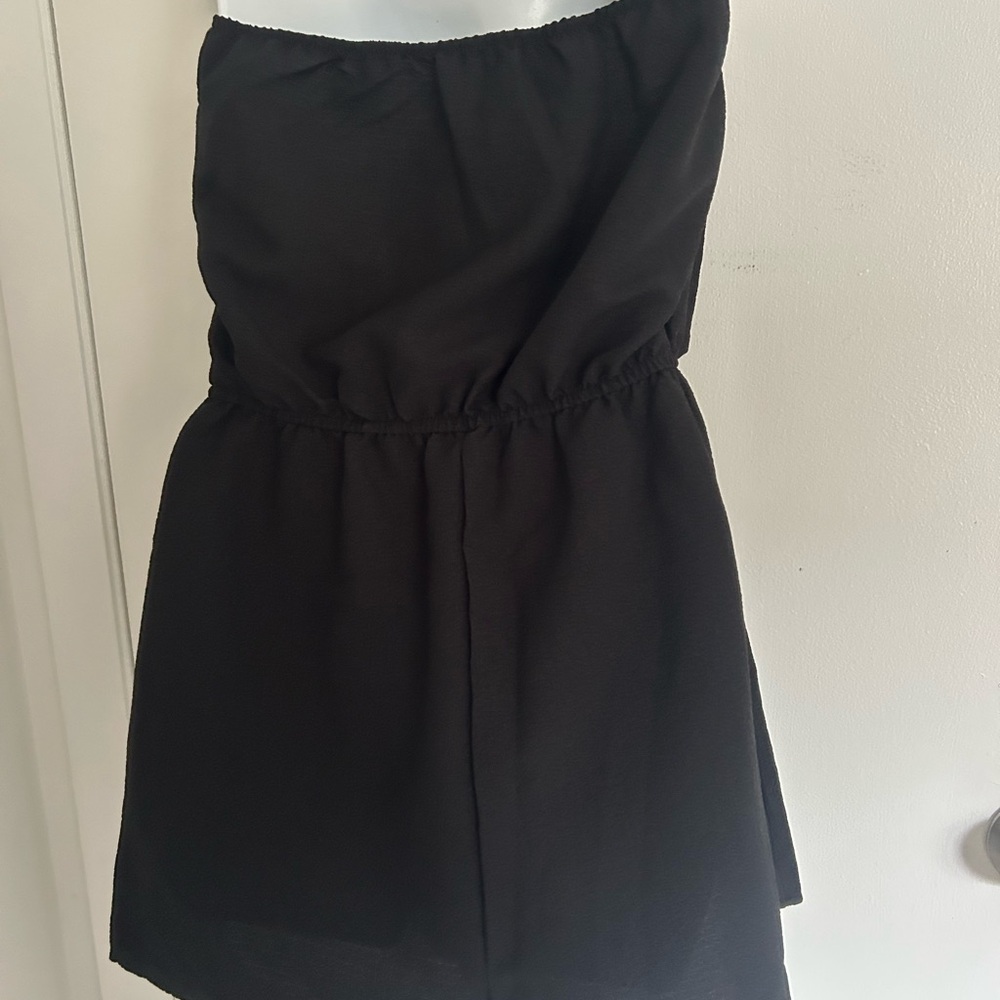Elegant Black Strapless jumpsuit size M